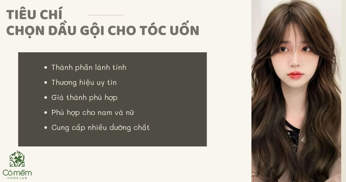 dầu gội cho tóc uốn