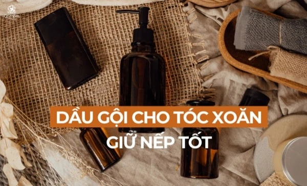 dầu gội cho tóc xoăn