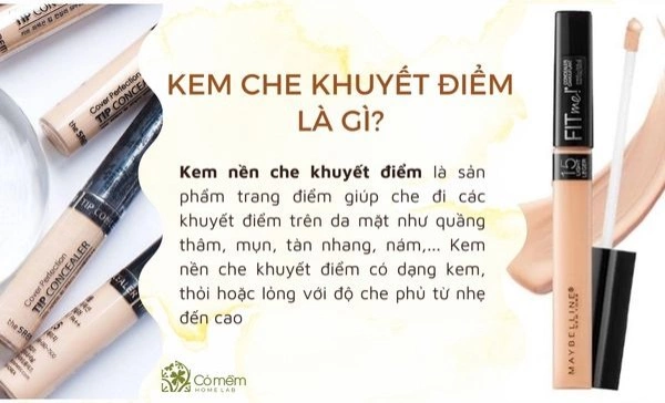 kem che khuyết điểm 