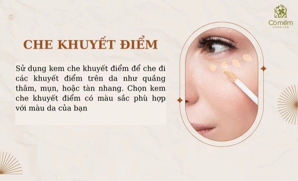 make up không cần kem nền