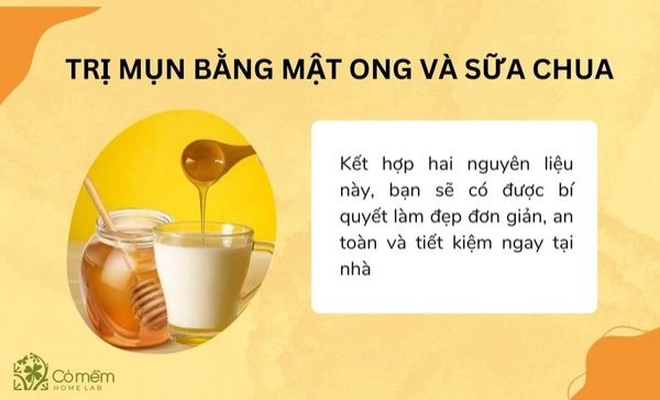 trị mụn bằng mật ong