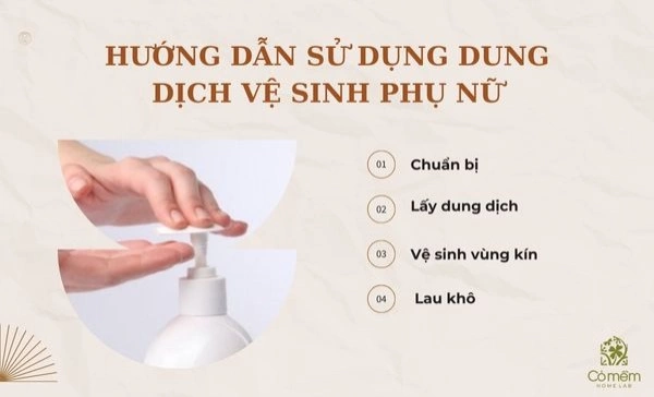 cách sử dụng dung dịch vệ sinh phụ nữ