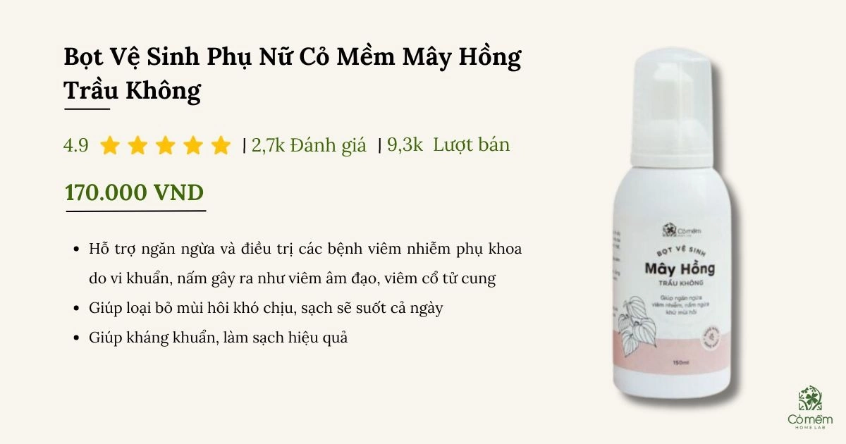 dung dịch vệ sinh phụ nữ bác sĩ khuyên dùng