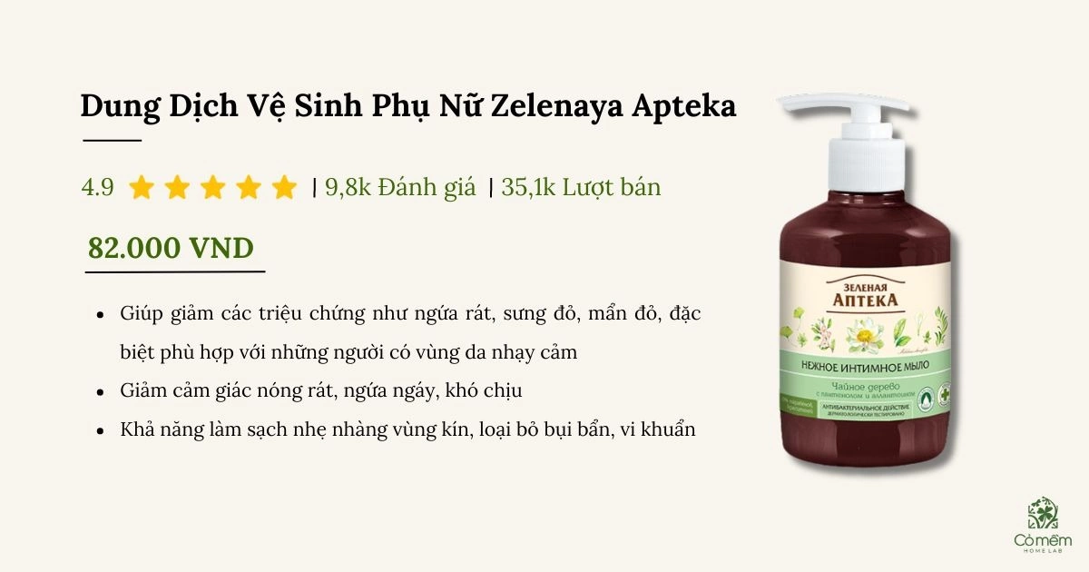 dung dịch vệ sinh phụ nữ bác sĩ khuyên dùng