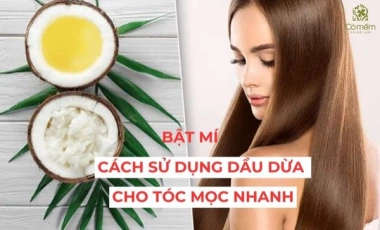 Bật Mí 6 Cách Sử Dụng Dầu Dừa Cho Tóc Mọc Nhanh