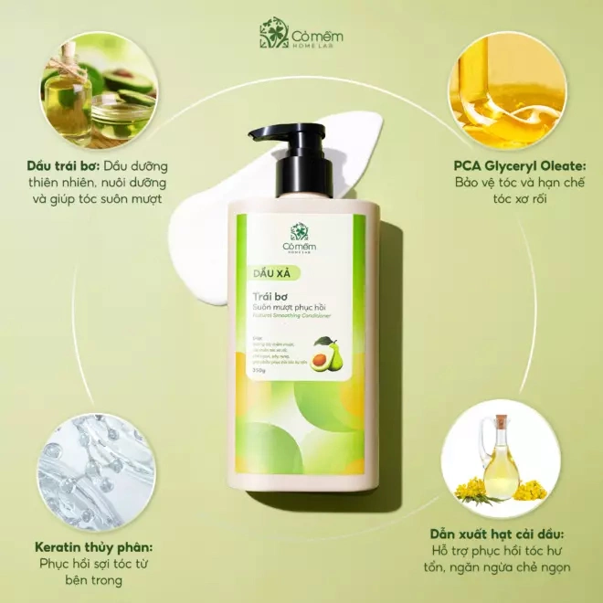 [SET QUÀ TẶNG]  Gội Xả Ủ Suôn Mượt Phục Hồi Trái Bơ