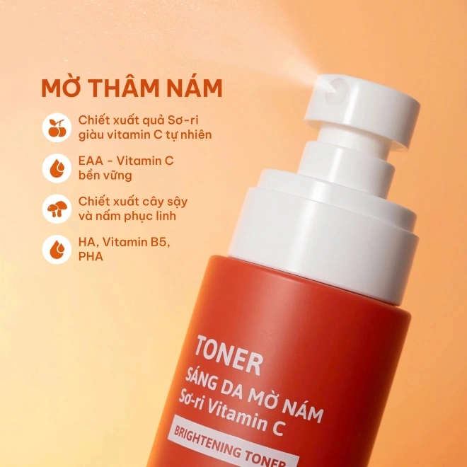 [SET QUÀ TẶNG] Sữa Rửa Mặt+ Toner Chiết Xuất Sơ-ri Vitamin C