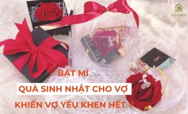Bật Mí 10+ Món Quà Sinh Nhật Cho Vợ Khiến Vợ Yêu Khen Hết Ý