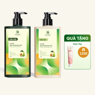 Combo Gội Xả Ủ Suôn Mượt Phục Hồi Trái Bơ