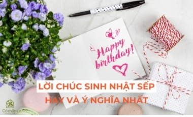50+ Lời Chúc Sinh Nhật Sếp Hay Và Ý Nghĩa Nhất