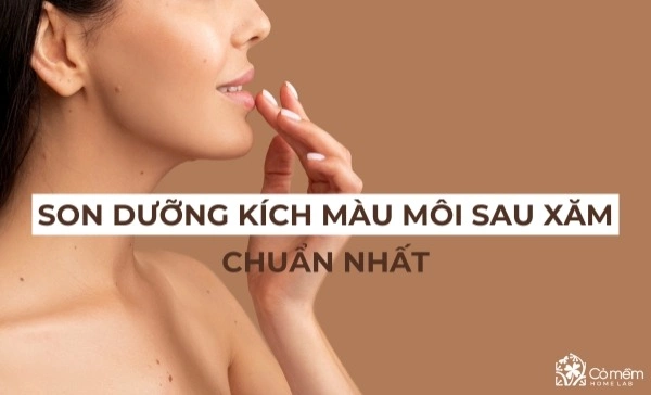 Top 7 Loại Son Dưỡng Kích Màu Môi Sau Xăm Chuẩn Nhất