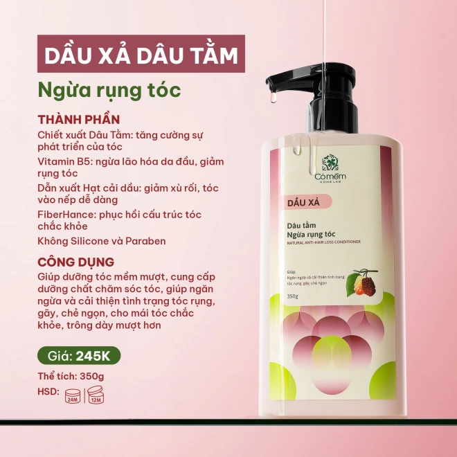 Combo 2 Sản Phẩm Chăm Sóc Tóc Suôn Mượt An Toàn Từ Thiên Nhiên