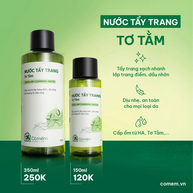 Nước tẩy trang Tơ Tằm