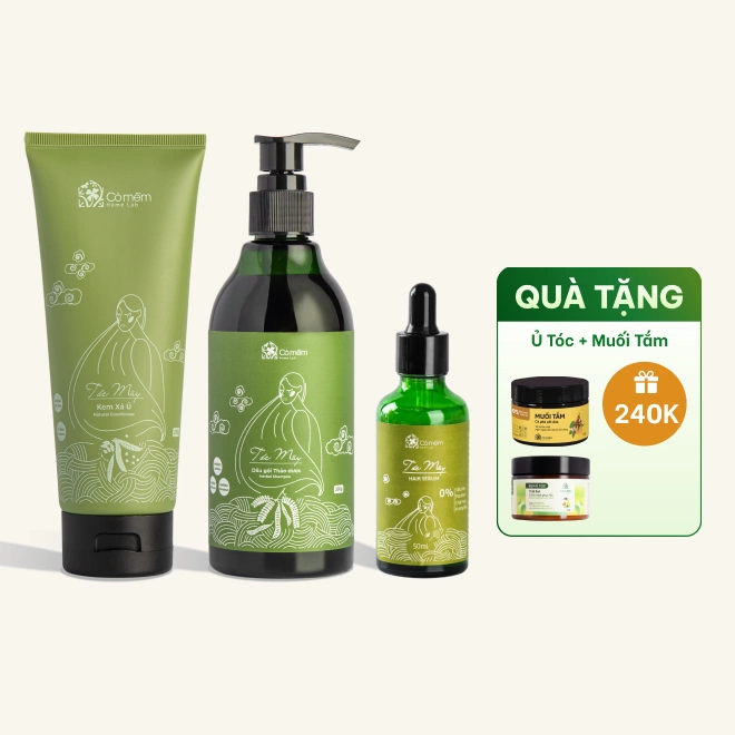 Combo Chăm sóc tóc toàn diện Tóc Mây - Tóc chắc khỏe, giảm rụng ngay