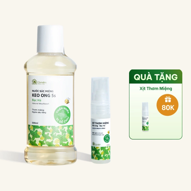Combo chăm sóc răng miệng Keo Ong