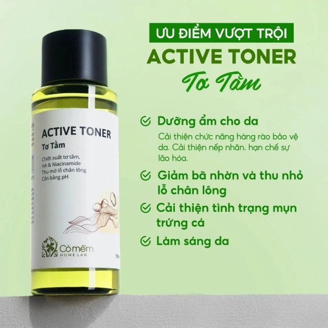 Active toner Tơ Tằm
