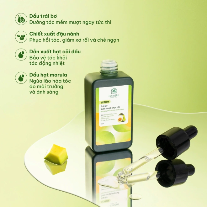 Serum Dưỡng Tóc Trái Bơ Suôn Mượt Phục Hồi