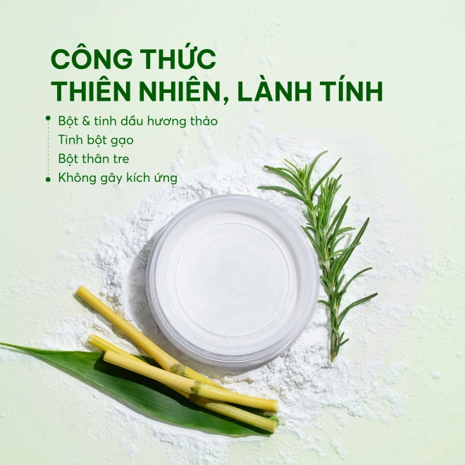 Gội Khô Hương Thảo Ngăn Bết Giúp Phồng Tóc