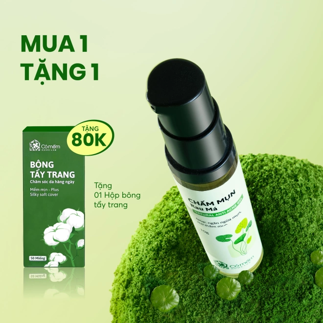 Chấm Mụn Rau Má
