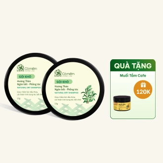 Combo 2 Gội Khô Hương Thảo Ngăn Bết Giúp Phồng Tóc