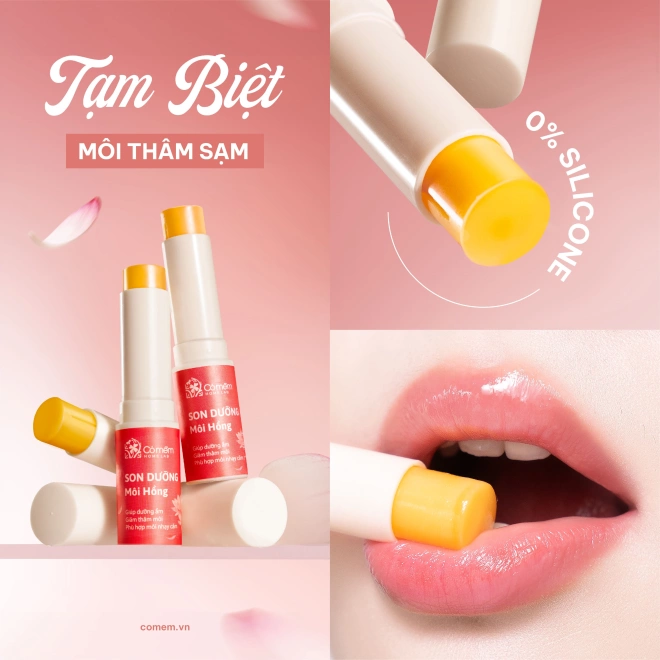 [SET QUÀ TẶNG] Combo Môi Hồng Xinh Căng Mọng 
