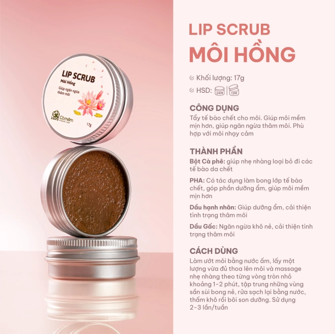 Lip Scrub Môi Hồng