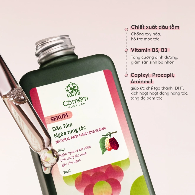 Serum Dâu tằm ngừa rụng tóc