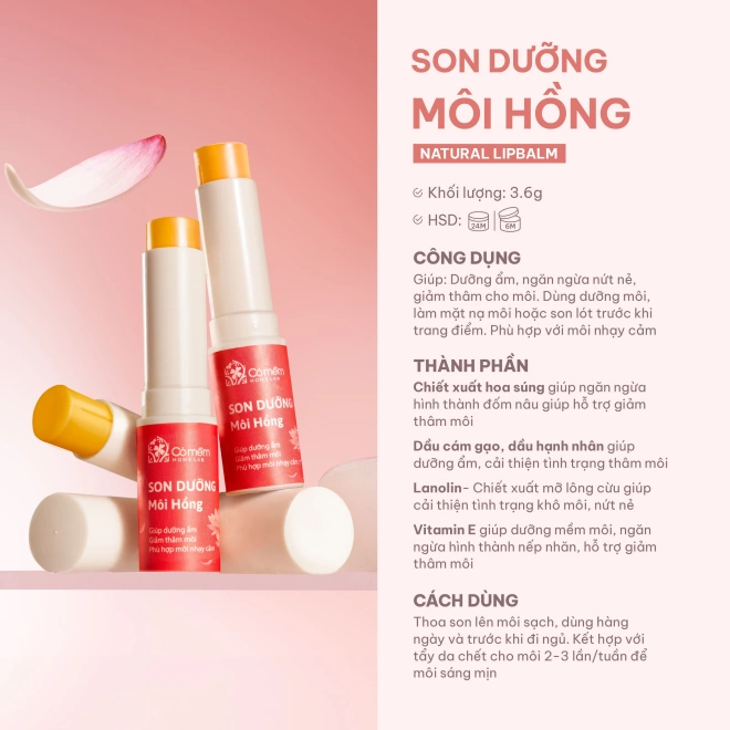 [SET QUÀ TẶNG] Combo Môi Hồng Xinh Căng Mọng 
