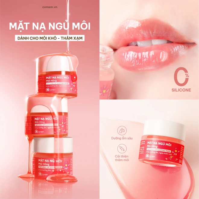 [SET QUÀ TẶNG] Mặt Nạ Ngủ Môi, Son Dưỡng Dành Cho Bạn Gái