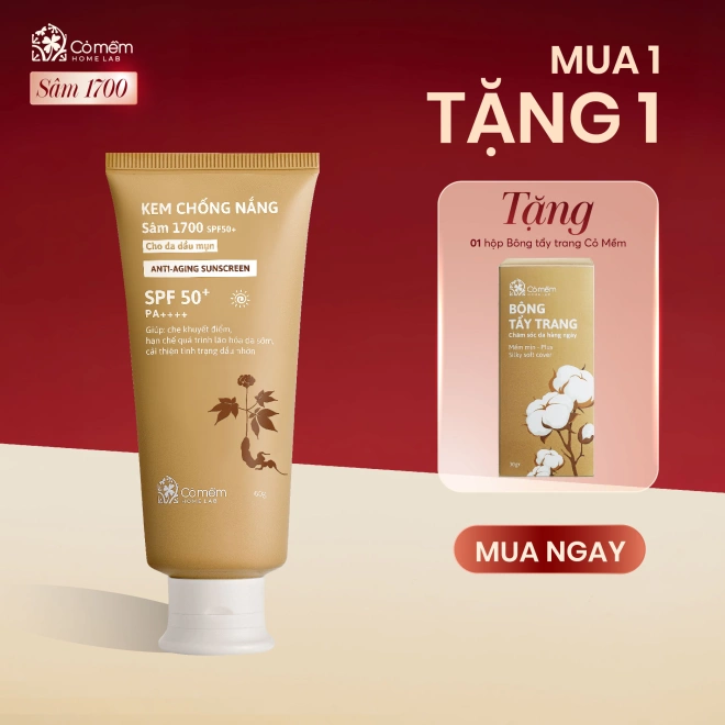 Kem Chống Nắng Sâm 1700 SPF 50+