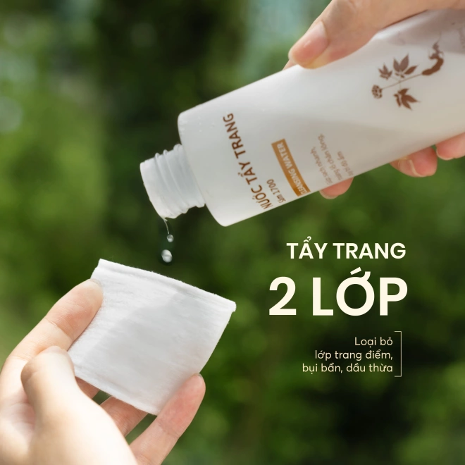 Bộ Đôi Làm Sạch Nước Tẩy Trang Và Sữa Rửa Mặt Sâm 1700