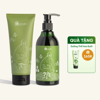 Combo Gội xả thảo dược Tóc Mây - Tóc khỏe từ gốc, giảm gãy rụng