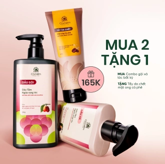 Combo 2 Sản Phẩm Chăm Sóc Tóc Ngừa rụng Suôn Mượt Từ Thiên Nhiên