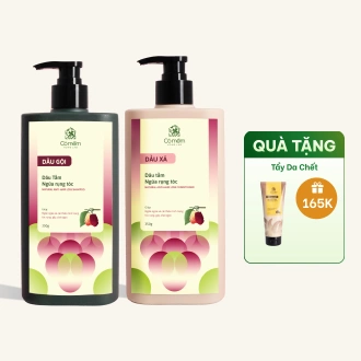 Combo 2 Sản Phẩm Chăm Sóc Tóc Ngừa rụng Suôn Mượt Từ Thiên Nhiên