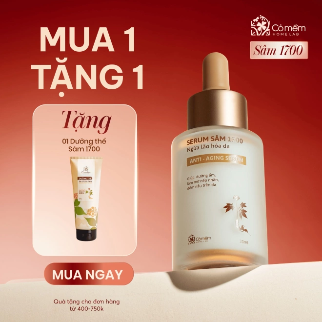 Serum Sâm 1700 Ngừa Lão Hóa Da