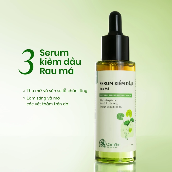  [SET QUÀ TẶNG] Bộ Chăm Sóc Da 3 Bước Rau Má Kiềm Dầu