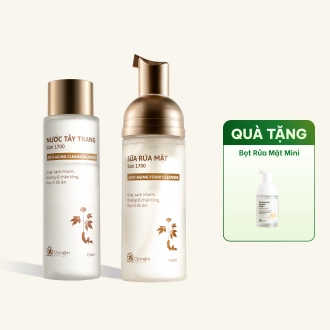 Bộ Đôi Làm Sạch Nước Tẩy Trang Và Sữa Rửa Mặt Sâm 1700