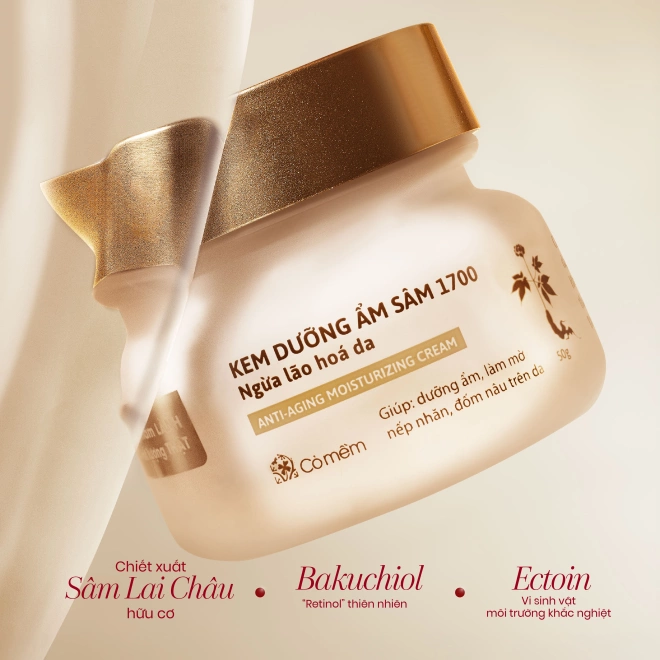 [SET QUÀ TẶNG] Combo 3 Bước Rửa Mặt, Serum Và Kem Dưỡng Sâm 1700