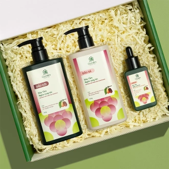 [SET QUÀ TẶNG] Bộ Chăm Sóc Tóc Ngăn Ngừa Rụng Tóc Dâu Tằm