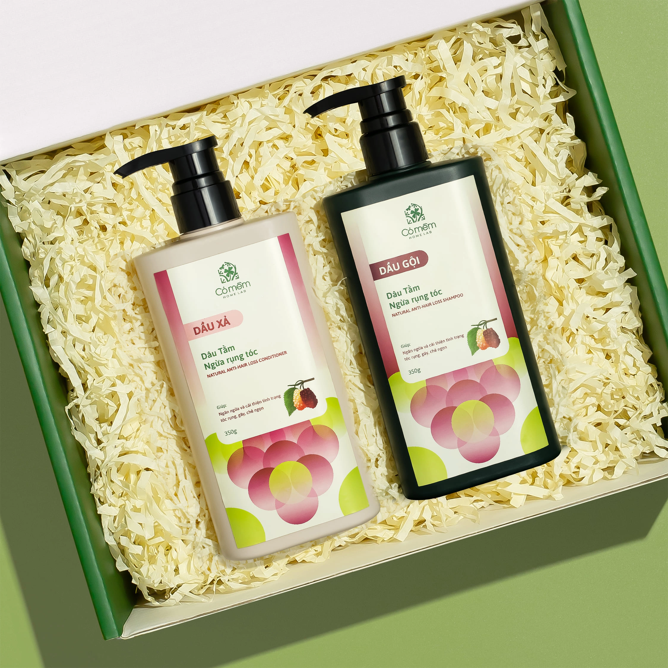 [SET QUÀ TẶNG] Dầu Gội Xả Dâu Tằm Ngừa Rụng Tóc
