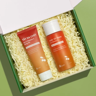 [SET QUÀ TẶNG] Tẩy Da Chết Và Nước Tẩy Trang Sơ- ri Vitamin C 