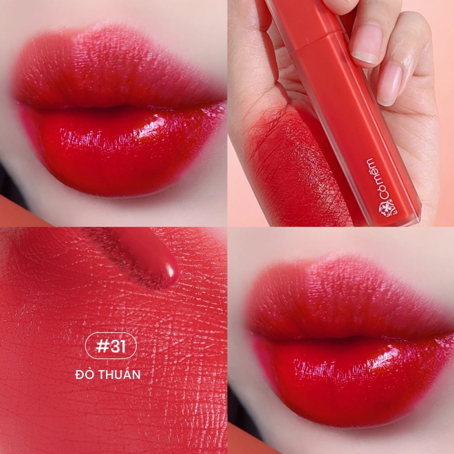 [SET QUÀ TẶNG] Son Kem Nhung Và Kem Tay Trà Đào