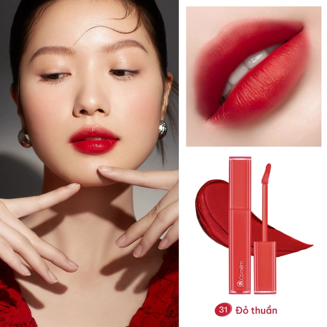 [SET QUÀ TẶNG] Combo Trang Điểm Tự Nhiên Phấn Nước Và Son Kem