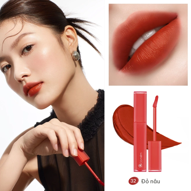 [SET QUÀ TẶNG] Combo Trang Điểm Tự Nhiên Phấn Nước Và Son Kem