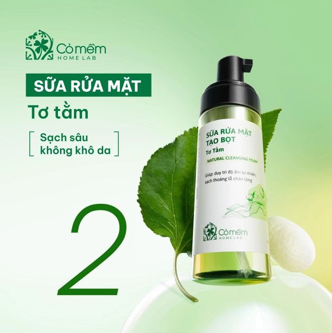[SET QUÀ TẶNG] Bộ 2 Chai Sữa Rửa Mặt Tạo Bọt Sạch Sâu Tơ Tằm