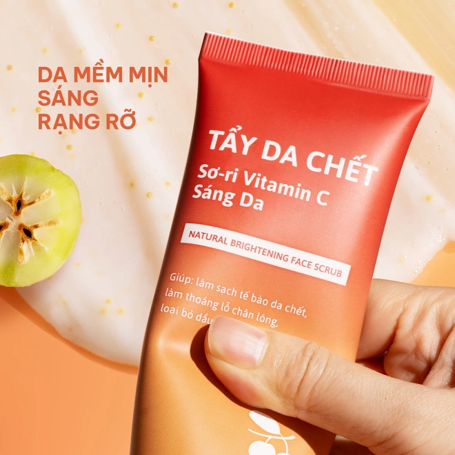 [SET QUÀ TẶNG] Tẩy Da Chết Và Nước Tẩy Trang Sơ- ri Vitamin C 