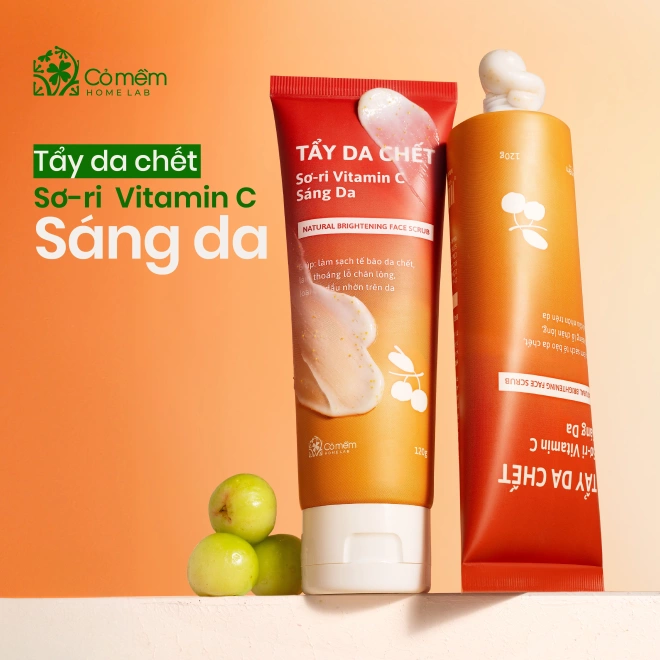 [SET QUÀ TẶNG] Tẩy Da Chết Và Nước Tẩy Trang Sơ- ri Vitamin C 