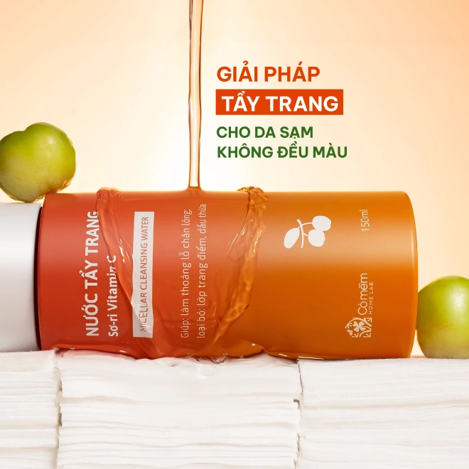 [SET QUÀ TẶNG] Tẩy Da Chết Và Nước Tẩy Trang Sơ- ri Vitamin C 