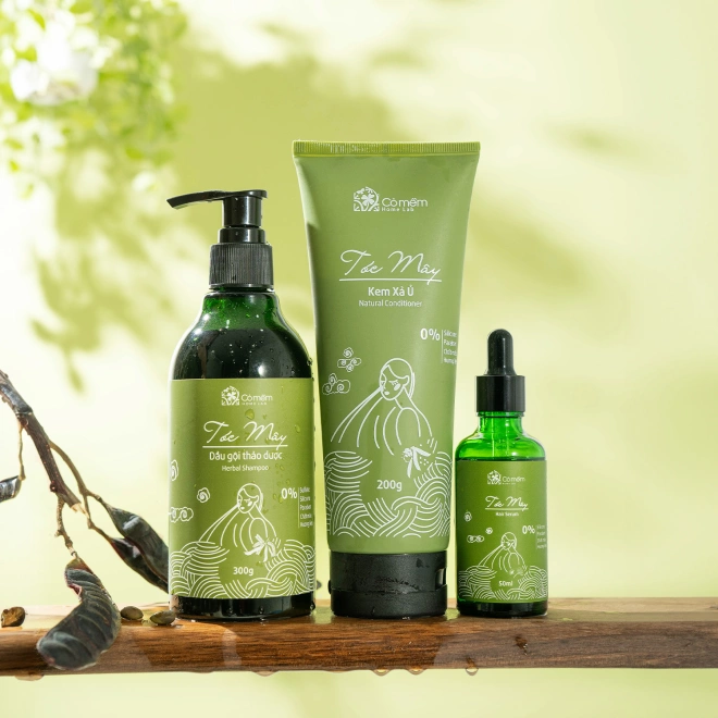 [SET QUÀ TẶNG] Bộ Sản Phẩm Chăm Sóc Tóc Toàn Diện Tóc Mây