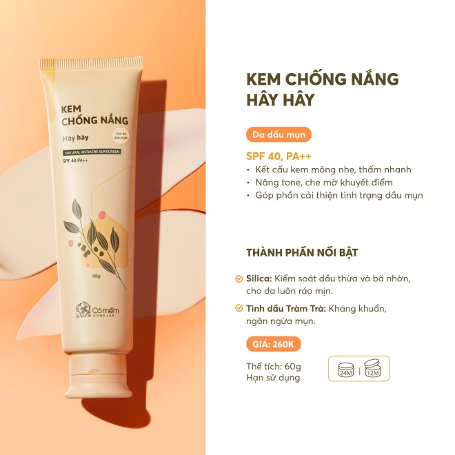 [SET QUÀ TẶNG] Bộ Đôi Tẩy Trang Tơ Tằm Và Kem Chống Nắng Hây Hây